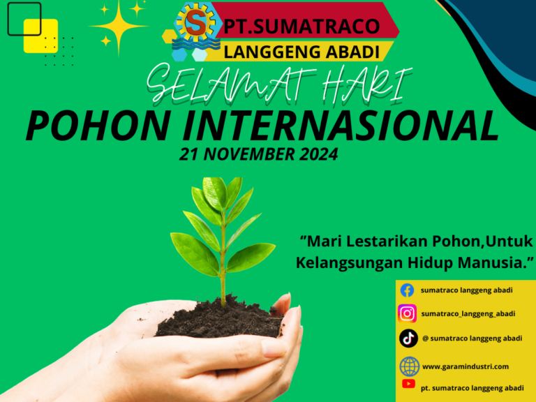 Sumatraco Langgeng Abadi: Garam dan Pohon, Keduanya Penting untuk Kehidupan