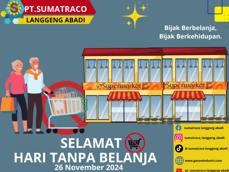 PT.Sumatraco Langgeng Abadi Peringati Hari Tanpa Belanja dengan Komitmen pada Gaya Hidup Berkelanjutan