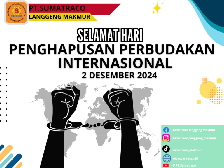 PT Sumatraco Langgeng Makmur Gelar Aksi Nyata Lawan Perbudakan dalam Memperingati Hari Penghapusan Perbudakan Internasional