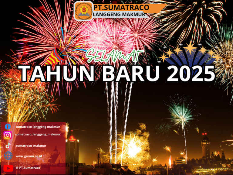 PT Sumatraco Langgeng Makmur Mengucapkan Selamat Tahun Baru 2025 dengan Doa dan Harapan Positif