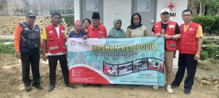 PMI Kabupaten Sampang Fokus Intervensi WASH untuk Tangani KLB Polio
