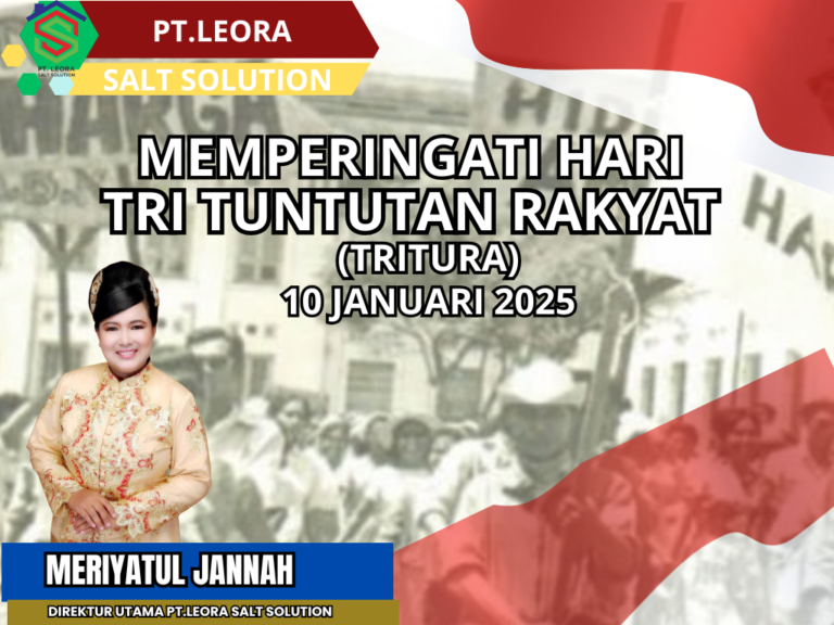 Menghargai Sejarah, PT Leora Salt Solution Gelar Acara Peringatan Hari Tritura
