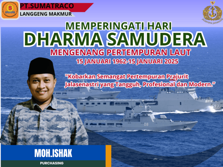 PT. Sumatraco Langgeng Makmur Peringati Hari Dharma Samudera, Kenang Pertempuran Laut Aru 1962