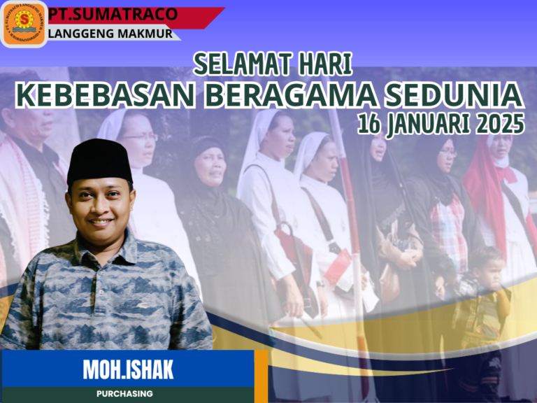 PT. Sumatraco Langgeng Makmur Serukan Kebebasan Beragama dan Toleransi pada Hari Internasional