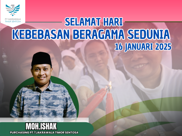 Selamat Hari Kebebasan Beragama Sedunia, Petambak Garam PT. Tjakrawala Timor Sentosa Dorong Persatuan dalam Keragaman