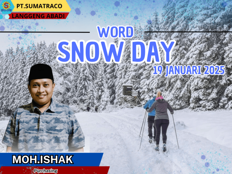 PT. Sumatraco Langgeng Abadi Rayakan Hari Salju Sedunia dengan Semangat Alam