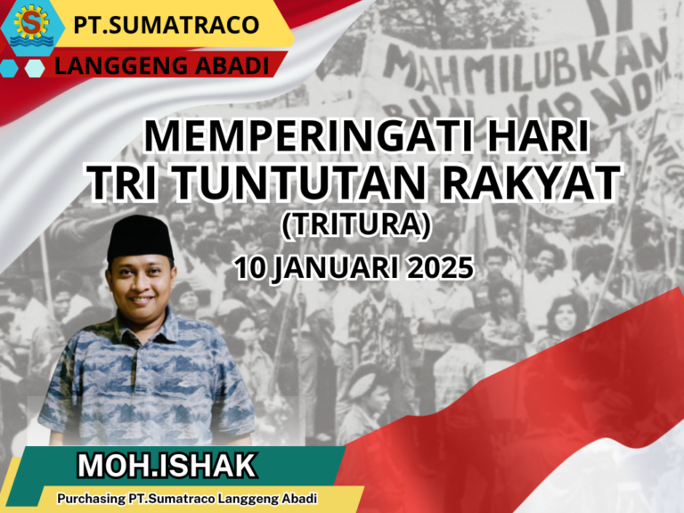 PT Sumatraco Langgeng Abadi Rayakan Hari Tritura dengan Semangat Persatuan