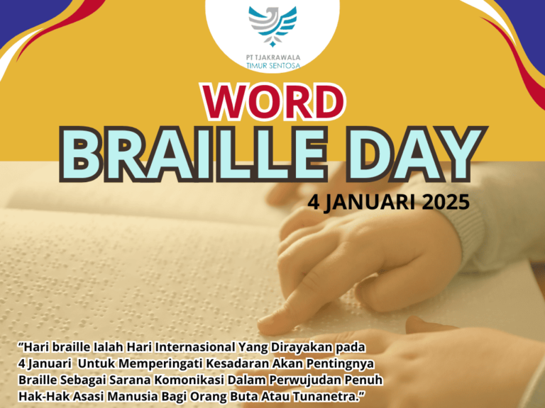 Menghargai Hak Penyandang Tunanetra, PT Tjakrawala Timor Sentosa Meriahkan Hari Braille Sedunia