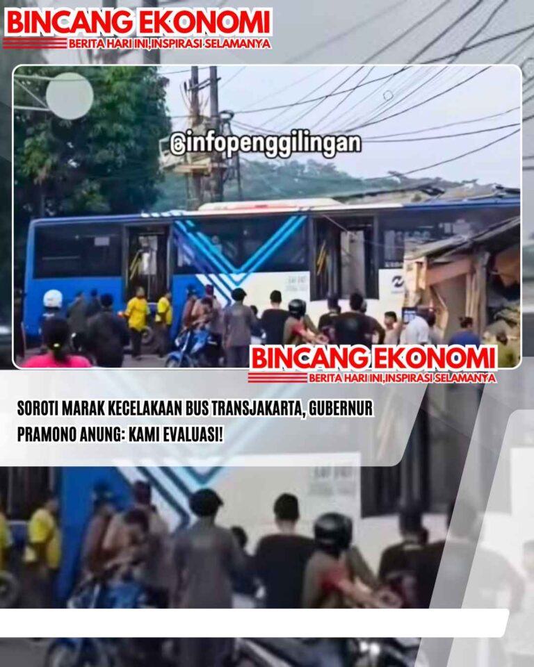 Soroti Marak Kecelakaan Bus Transjakarta, Gubernur Pramono Anung: Kami Evaluasi!