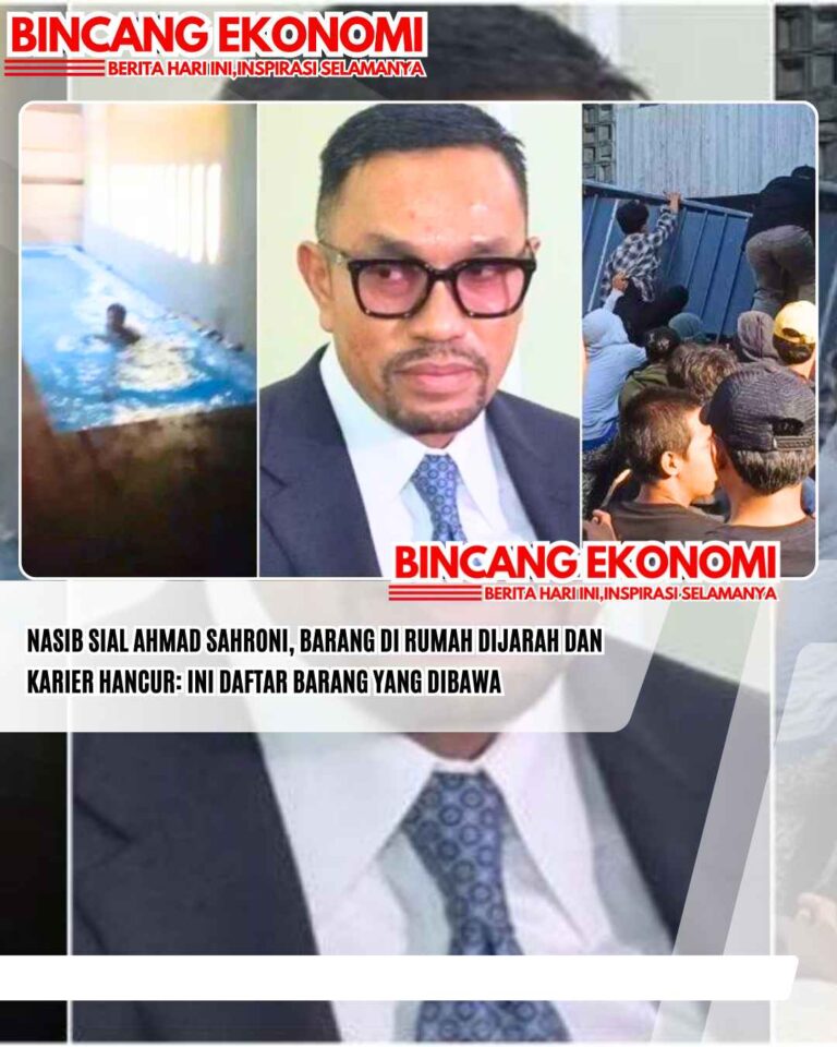 Nasib Sial Ahmad Sahroni, Barang di Rumah Dijarah dan Karier Hancur: Ini Daftar Barang yang Dibawa