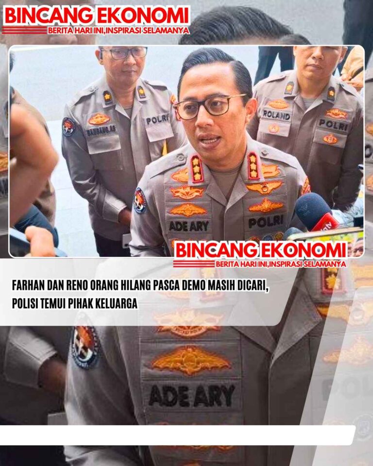 Farhan dan Reno Orang Hilang Pasca Demo Masih Dicari, Polisi Temui Pihak Keluarga