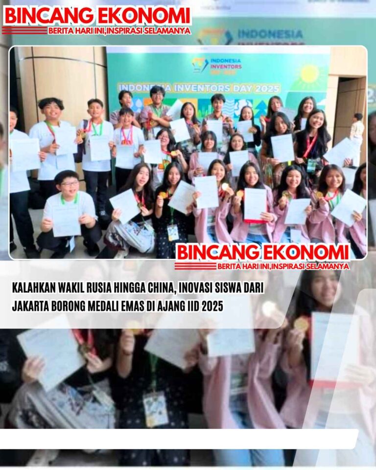 Kalahkan Wakil Rusia hingga China, Inovasi Siswa dari Jakarta Borong Medali Emas di Ajang IID 2025