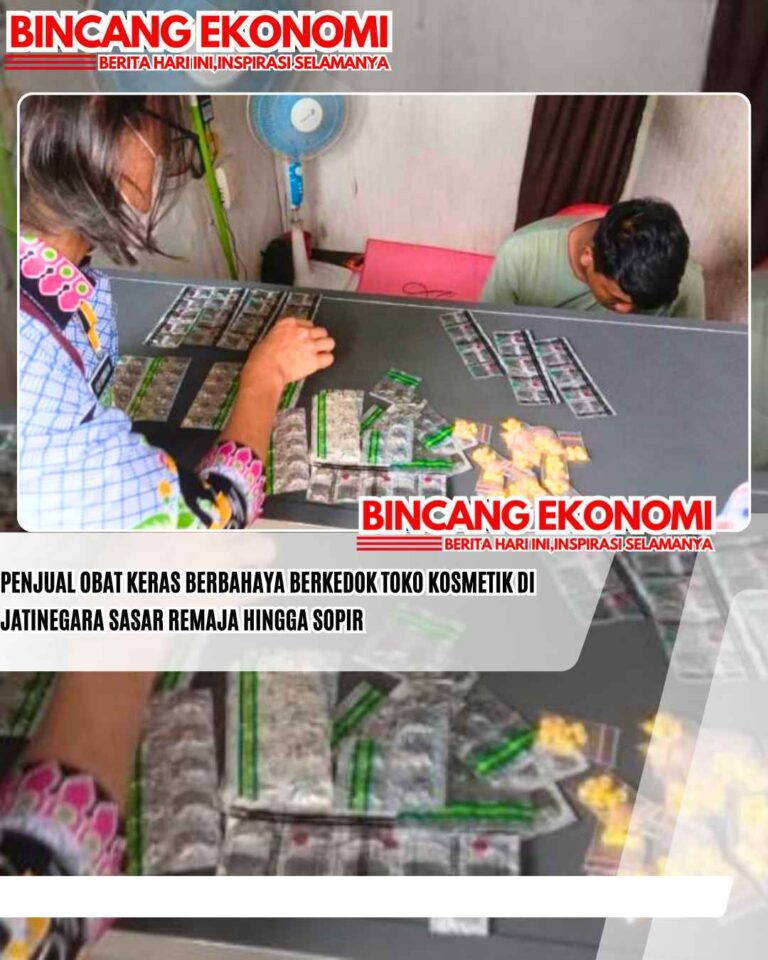 Penjual Obat Keras Berbahaya Berkedok Toko Kosmetik di Jatinegara Sasar Remaja Hingga Sopir