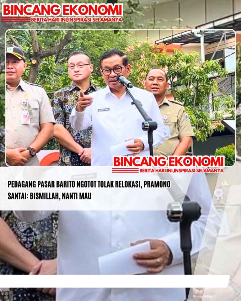 Pedagang Pasar Barito Ngotot Tolak Relokasi, Pramono Santai: Bismillah, Nanti Mau