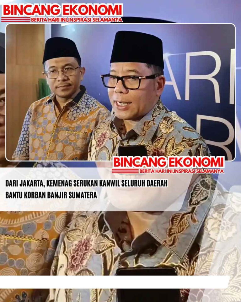 Dari Jakarta, Kemenag Serukan Kanwil Seluruh Daerah Bantu Korban Banjir Sumatera