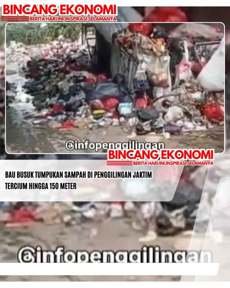 Bau Busuk Tumpukan Sampah di Penggilingan Jaktim Tercium Hingga 150 Meter