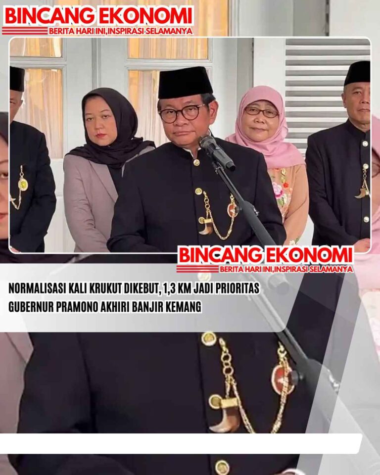 Normalisasi Kali Krukut Dikebut, 1,3 Km Jadi Prioritas Gubernur Pramono Akhiri Banjir Kemang