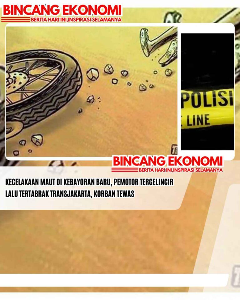 Kecelakaan Maut di Kebayoran Baru, Pemotor Tergelincir Lalu Tertabrak TransJakarta, Korban Tewas