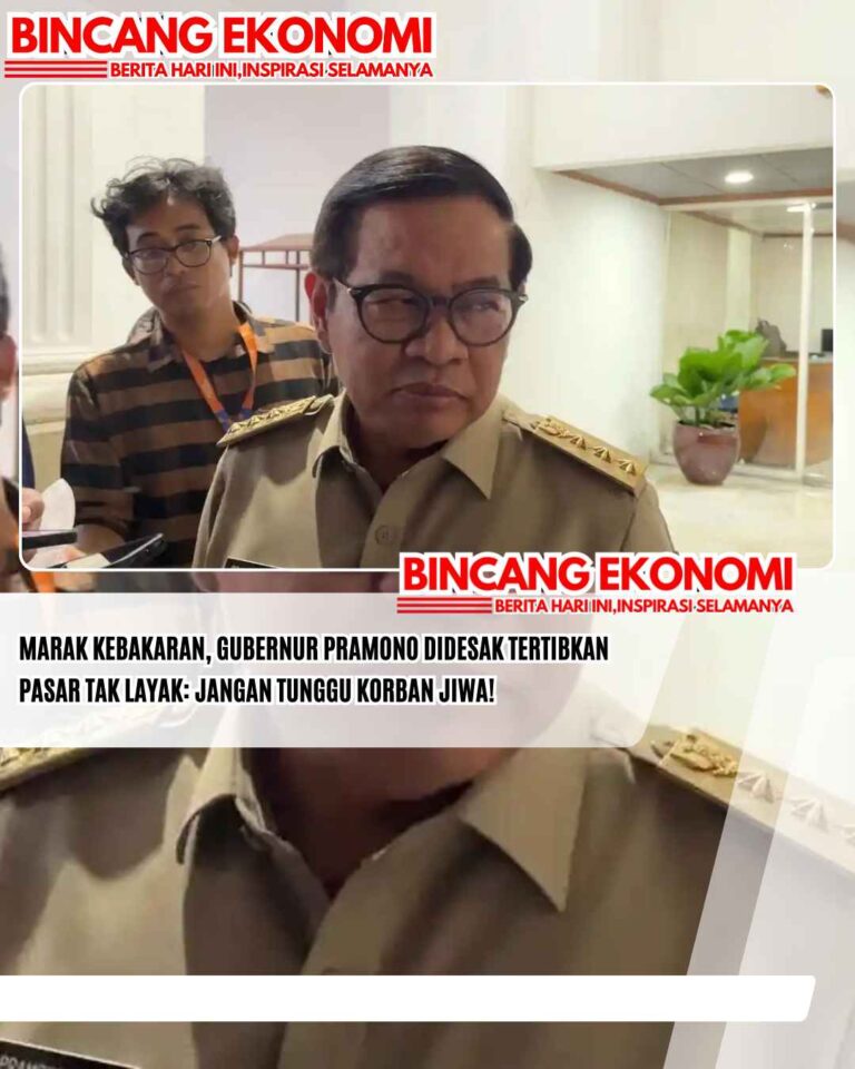 Marak Kebakaran, Gubernur Pramono Didesak Tertibkan Pasar Tak Layak: Jangan Tunggu Korban Jiwa!