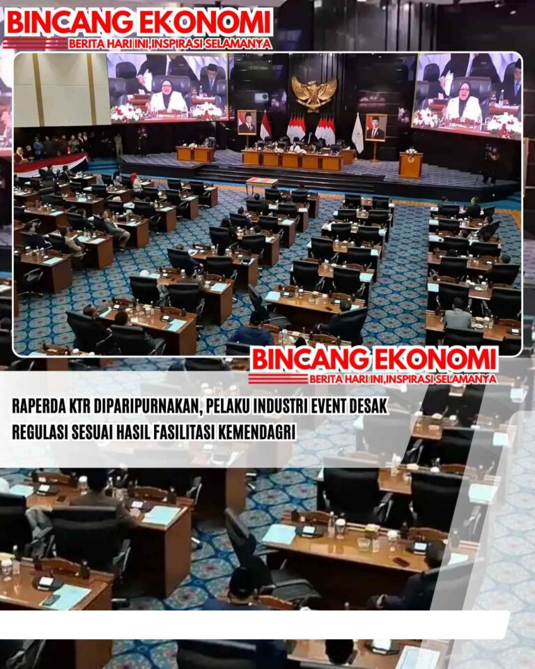 Raperda KTR Diparipurnakan, Pelaku Industri Event Desak Regulasi Sesuai Hasil Fasilitasi Kemendagri