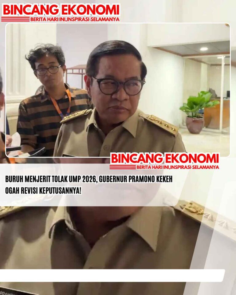 Buruh Menjerit Tolak UMP 2026, Gubernur Pramono Kekeh Ogah Revisi Keputusannya!