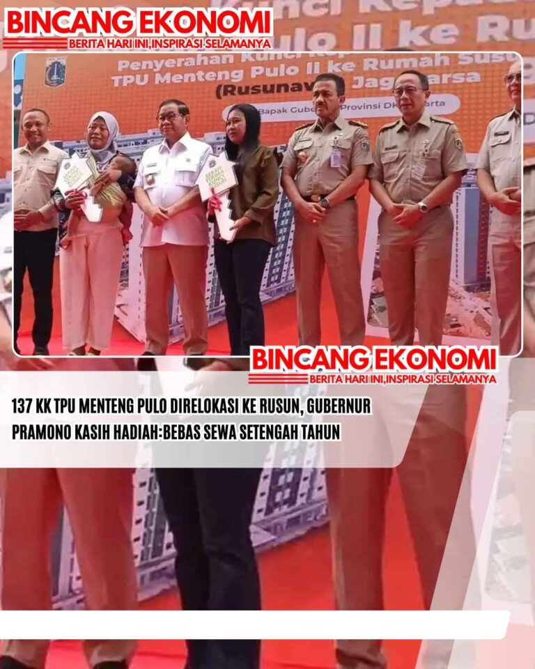 137 KK TPU Menteng Pulo Direlokasi ke Rusun, Gubernur Pramono Kasih Hadiah:Bebas Sewa Setengah Tahun