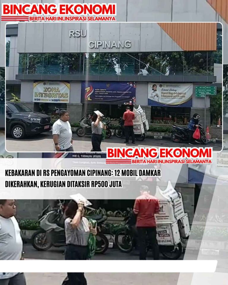 Kebakaran di RS Pengayoman Cipinang: 12 Mobil Damkar Dikerahkan, Kerugian Ditaksir Rp500 Juta
