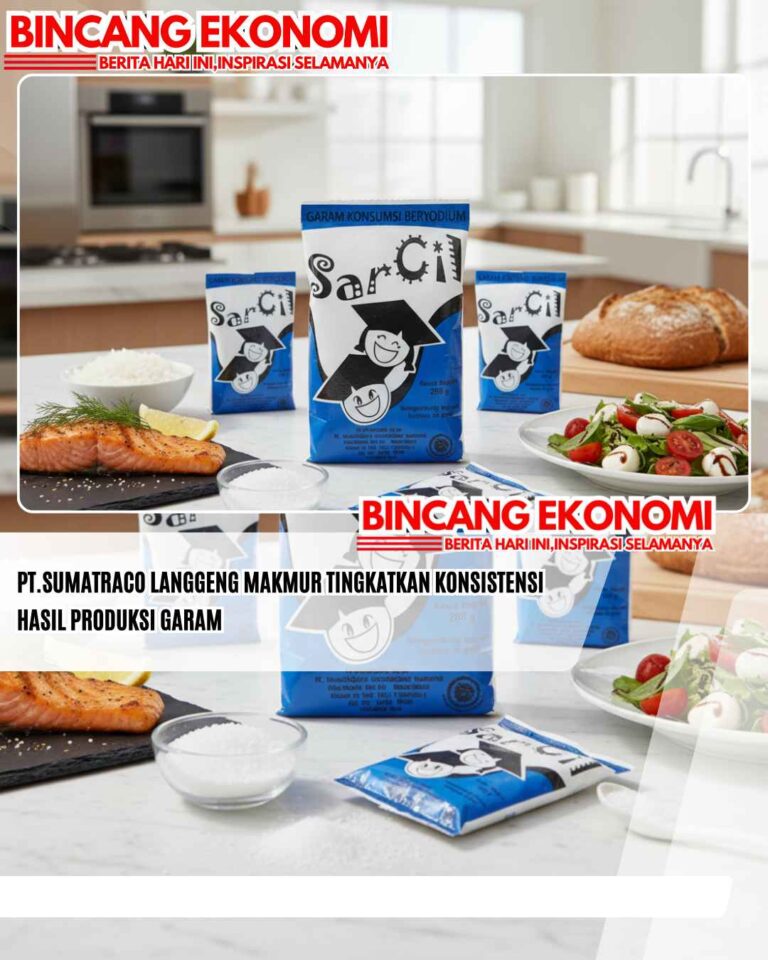 PT.Sumatraco Langgeng Makmur Tingkatkan Konsistensi Hasil Produksi Garam