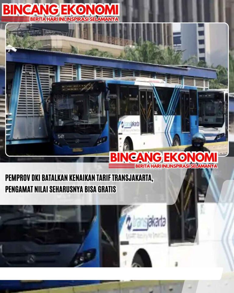 Pemprov DKI Batalkan Kenaikan Tarif Transjakarta, Pengamat Nilai Seharusnya Bisa Gratis