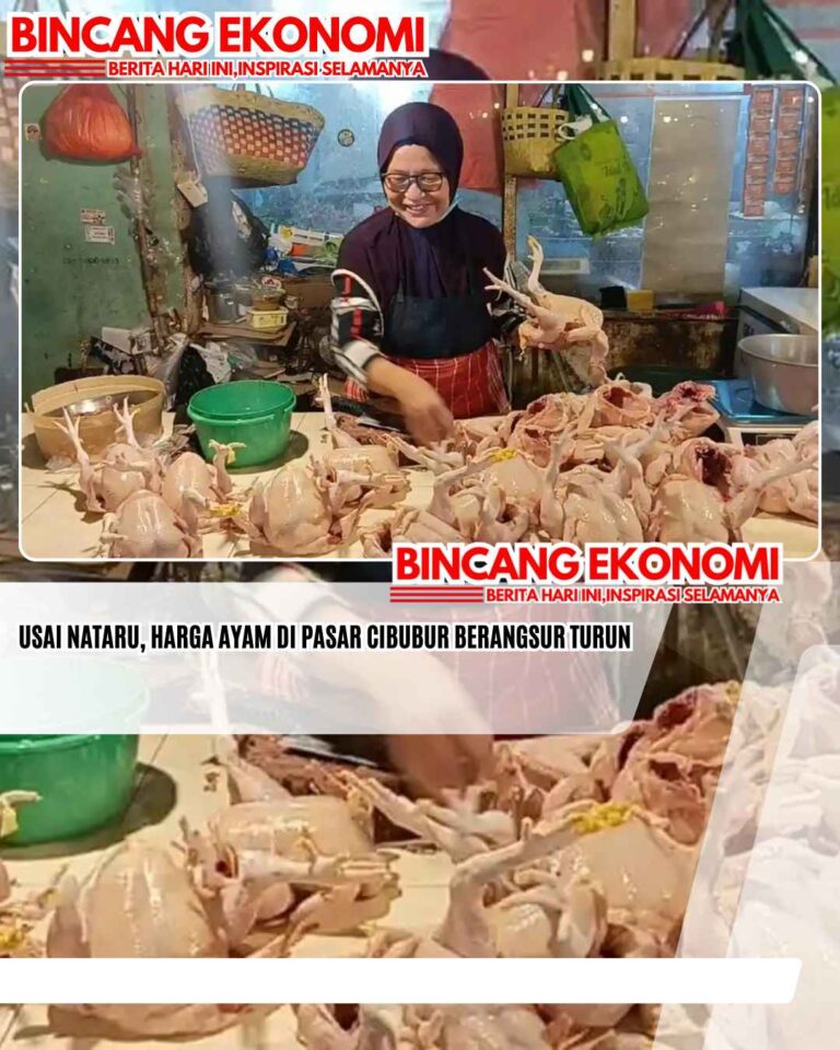 Usai Nataru, Harga Ayam di Pasar Cibubur Berangsur Turun