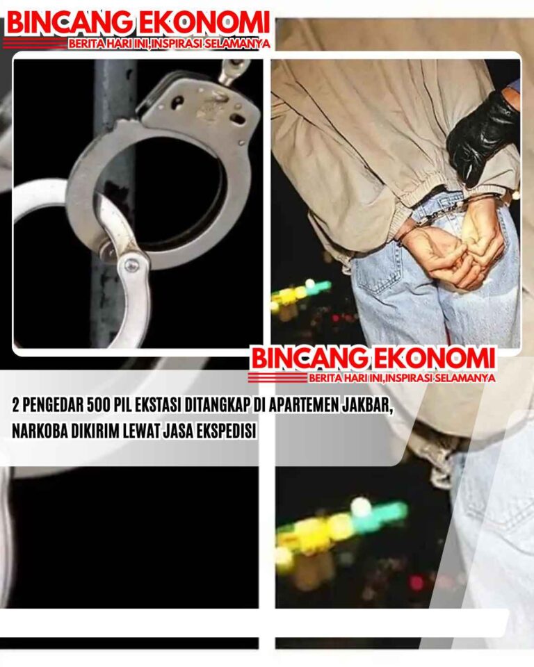 2 Pengedar 500 Pil Ekstasi Ditangkap di Apartemen Jakbar, Narkoba Dikirim Lewat Jasa Ekspedisi